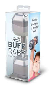 Packaged Buff Baby baby rattles