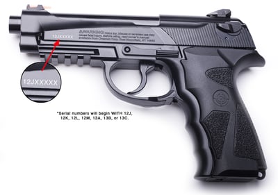Recalled Crosman C31 and 9-C31BRM model air pistols