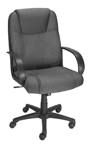 Bermond fabric chair in gray
