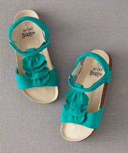 JP Boden green girls’ sandals