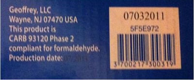 Imaginarium Activity Walker packaging label