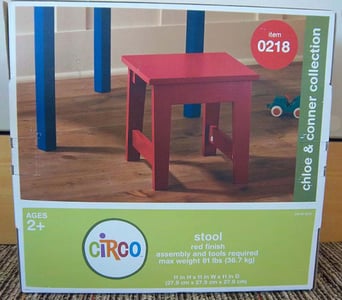 Circo Chloe & Conner Collection Stool Packaging
