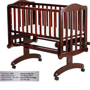 Lullaby Cradle Glider model 640C-Cherry