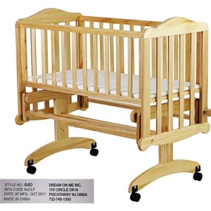 Lullaby Cradle Glider model 640N-Natural