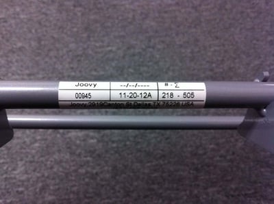Label on Frame with Model Number.