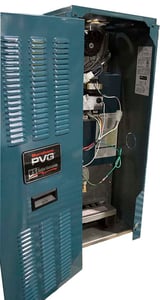 PVG/SCG boiler rating label location.