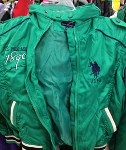 green jacket