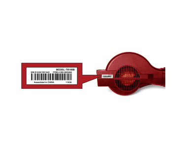 Model, item number and serial number location on underside.