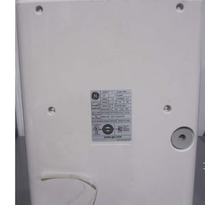 Back of GE Brand Dehumidifier by Midea
