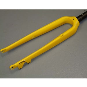 Black and Yellow Aprebic Bike Fork