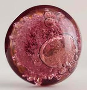 Cost Plus World Market Glass Amethyst Bubble Knobs