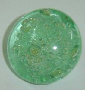 Cost Plus World Market Glass Green Bubble Knobs