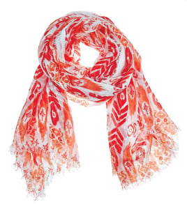Julie Vos Sierra women’s Sierra scarf – orange/peach