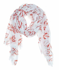 Julie Vos Sierra women’s Anchor scarf -- orange