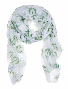 Julie Vos Sierra women’s Anchor scarf -- green