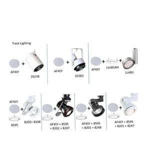 Light fixtures compatible with Philips Lighting “Lightolier” AF4SY Glass Lens
