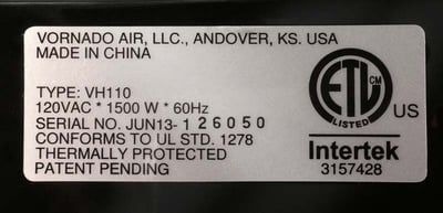 The serial number appears on a silver decal located on the bottom of the unit.