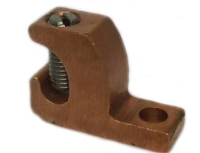 Improper Bare Copper Grounding Lug