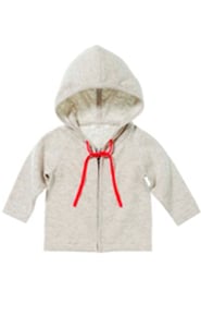 Pure Baby Organics, Boy Zip Through Hoodie