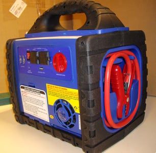 MobilePower power pack back of unit with jumper cable