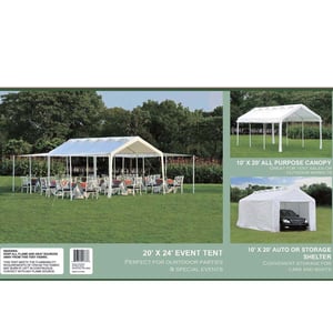 Product packaging for Multi-Purpose Shelter