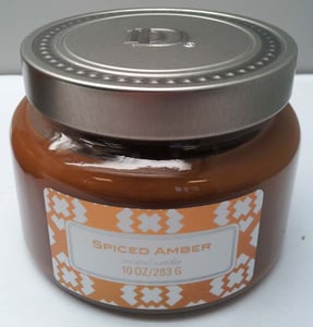 DD brand 20-ounce decorative jar candle