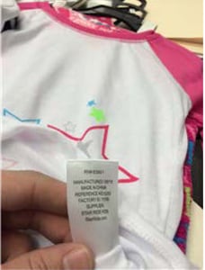 The style reference number location