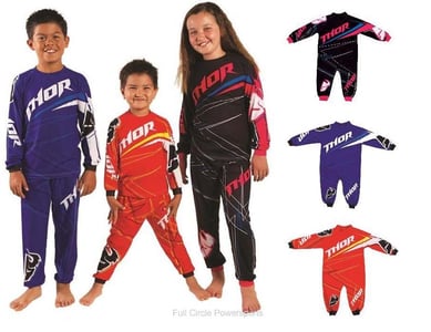 K.J. Sportswear California Thor One Piece and Two-Piece Pajamas