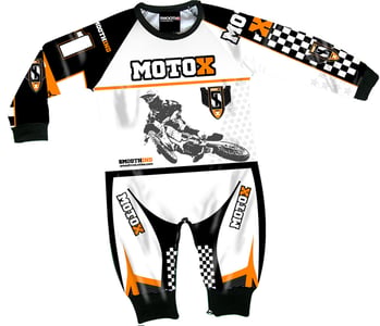“MotoX” themed children’s pajamas