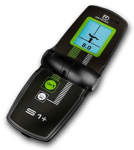 ORTOVOX S1+ in the open/receive position