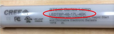 Product Number:  Commercial LED T8 Lamp