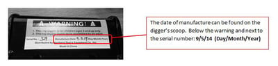 Little Digger Tracking Label