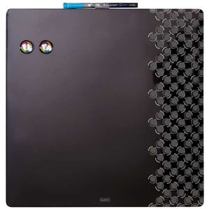 Frameless Dry-Erase Combination Board with magnets and dry-erase markers