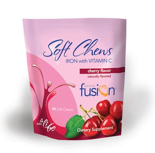 Bariatric Fusion Soft Chews Iron with Vitamin C dietary supplements