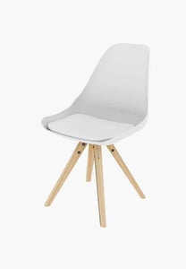 Stars Plastic Chair in White