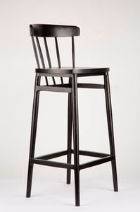 Windsor Shaker Stool (Black)