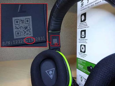 Recalled units have a 13-character alphanumeric serial number that includes C16 through C25 and do not have a green dot under the windscreen of the microphone.