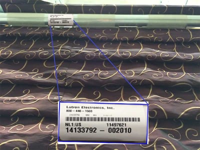 Label location. Consumers should contact Lutron Electronics if the label cannot be located.
