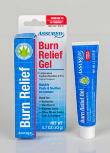 Assured™ Burn Relief Gel (Front)