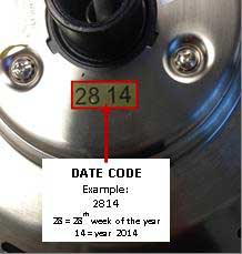 Casablanca ceiling fan date code