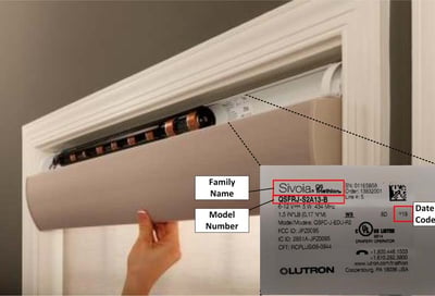 Lutron Electronics Battery Roller Shade
