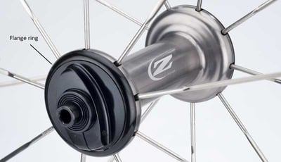 ZIPP 88v6 front hub (Falcon Gray)