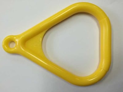 A photograph of an individual trapeze ring.