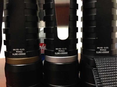 Model Number on Coleman Flashlights