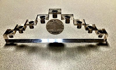 Acrylic Hanukkah Menorah