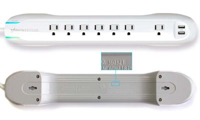 Idealist 2.4 surge protector, model number 360321