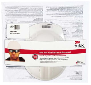 Recalled 3M hard hat