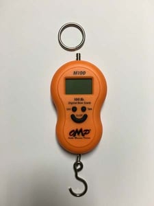 Broken mounting ring from the recalled OMP M-100 digital hanging bow scale.