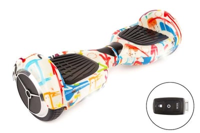 Recalled hoverboard with key fob