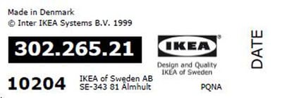 PATRULL KLÄMMA safety gate label